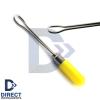 4Pcs Ear Loops Cleaner Curette Pick Ear Wax Removal Cleaning Wire Tools Small Plastic Handle view 4