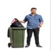 Reli. 39 Gallon Trash Bags Drawstring (200 Count Bulk) Large 39 Gallon Heavy Duty Drawstring Trash Bags - Black Garbage 39Gal Capacity, Lawn Leaf (39Gal) view 4
