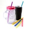 Norpro 474 Reusable Jumbo Silicone Drinking Straws with 2 Cleaning Brushes view 4