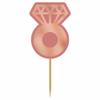 Amscan 400291 Rose Gold Diamond Ring Picks, 24 Ct view 1