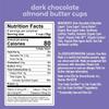 UNREAL Dark Chocolate Almond Butter Cups | Vegan, Non-Gmo, Less Sugar | 2 Bags view 2
