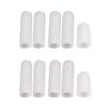 10PCS Gel Finger Cots Finger Protector Support Cover for Women and Men Finger Sleeves Great for Hand Eczema Finger Cracking Finger Arthritis (White) view 2