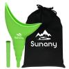 Sunany Female Urinal, Reusable Silicone Foolproof Women Pee Funnel Allows Women to Pee Standing Up,Women's Urinal is The Perfect Companion for Indoor Use (Green) view 1