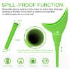 Sunany Female Urinal, Reusable Silicone Foolproof Women Pee Funnel Allows Women to Pee Standing Up,Women's Urinal is The Perfect Companion for Indoor Use (Green) view 2