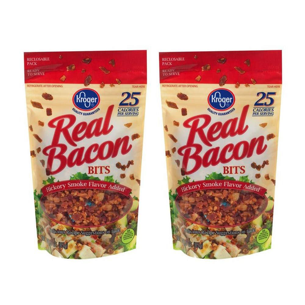Kroger Real Bacon Bits Hickory Smoke Flavor 3 oz
