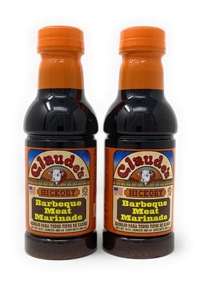 Claudes Hickory Barbeque Marinade 16 Ounce Bottle Pack of 2