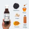 Mama Merrill's Elderberry and Turmeric Tonic 12 oz Bottle | Small Batch Recipe with Sambucus Nigra Elderberries, Turmeric, Ginger & Spices | Pure, Clean Ingredients view 2