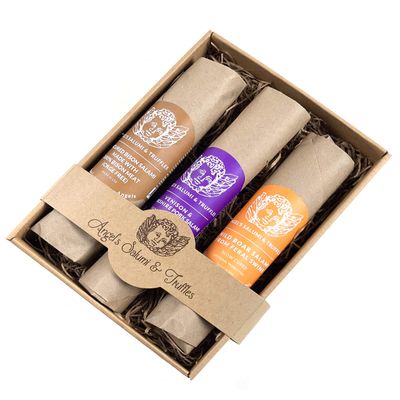 Angel Salumi Exotic Game Salami Crate - Salami Gift Box with Bison, Wild Boar , Venison Salami - Gourmet Salami - Option 2