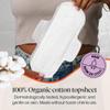 Cora 100% Organic Cotton Topsheet Pads (72 Regular Pads) view 2