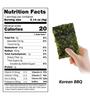 KIMNORI Seasoned Seaweed Snacks Sheets  Organic Korean BBQ Flavor, 12 Individual Packs, Roasted Crispy Premium 100% Natural Laver Kim Nori, 4g 0.14 Ounce view 2