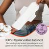 Cora 100% Organic Cotton Topsheet Pads (72 Overnight Pads) view 2