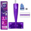 Swiffer WetJet Hardwood and Floor Spray Mop Cleaner Starter Kit, Includes: 1 Power Mop, 10 Pads, Cleaning Solution, Batteries view 1