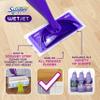 Swiffer WetJet Hardwood and Floor Spray Mop Cleaner Starter Kit, Includes: 1 Power Mop, 10 Pads, Cleaning Solution, Batteries view 2
