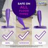 Swiffer WetJet Hardwood and Floor Spray Mop Cleaner Starter Kit, Includes: 1 Power Mop, 10 Pads, Cleaning Solution, Batteries view 4