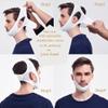 Anti Snoring , Cpap Users, Comfortable Mesh White Cpap Chin Straps for Men Women, Effective Adjustable Anti Snore Chin Straps to Keep Mouth Closed While Sleeping view 3