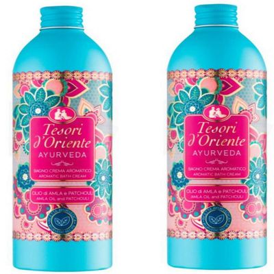 Tesori d'Oriente: Fabric Softener -"Ayurveda" Amla and Patchouli 25.36 Fluid Ounces (750ml) Bottle, Pack of 2