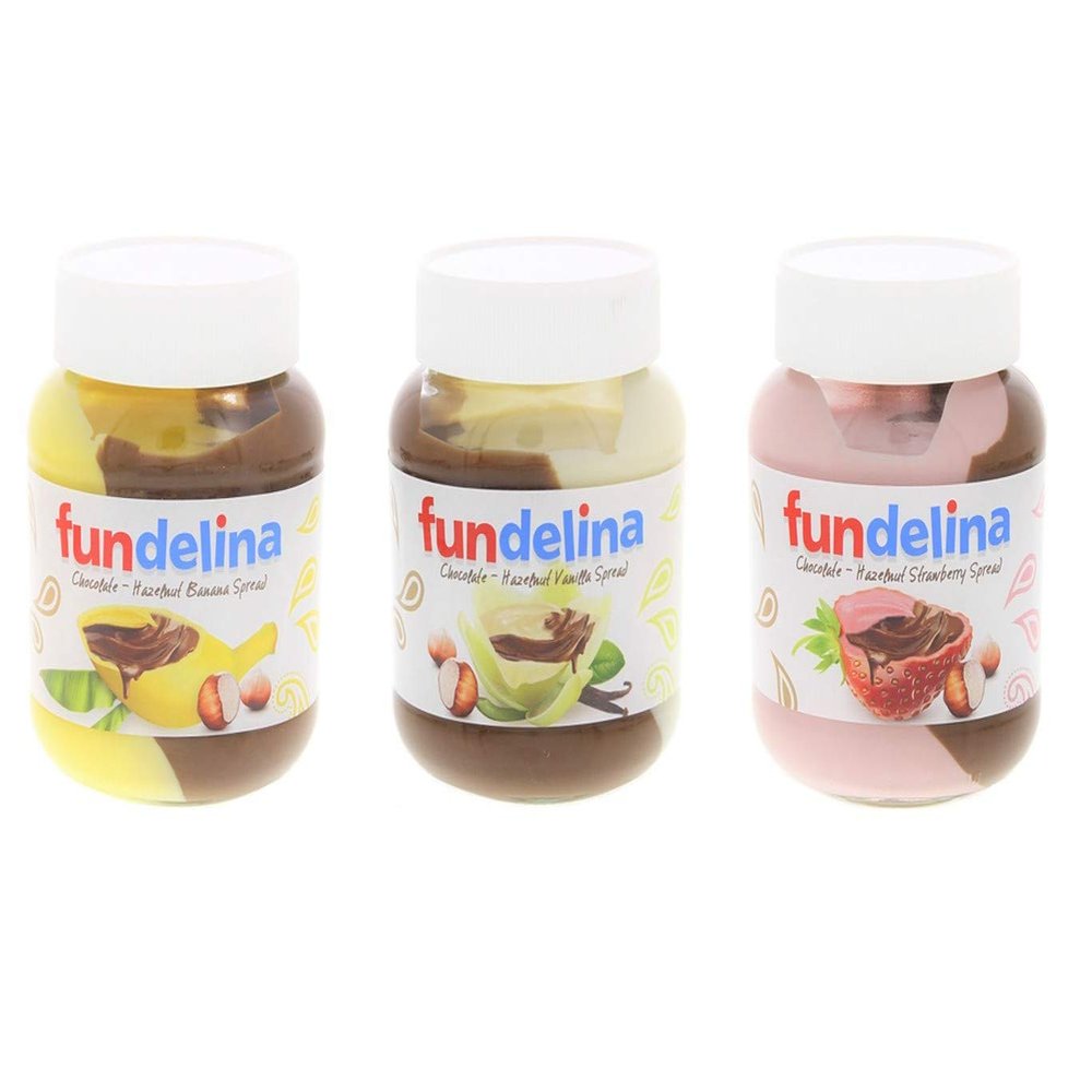 Fundelina Chocolate Hazelnut Spreads (Bundle, 3 Pack)