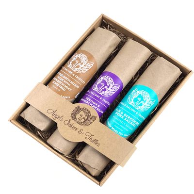 Angel Salumi Exotic Game Salami Crate - Salami Gift Box with Bison, Elk , Venison Salami - Gourmet Salami - Option 4
