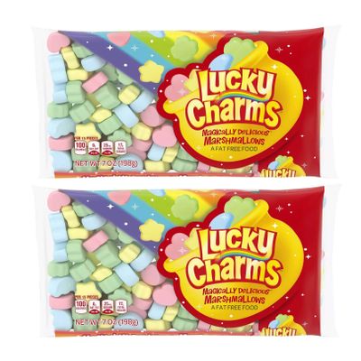 Lucky Charms Magically Delicious Marshmallows, 7 oz Bag (2)