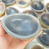 1pc 10cm Hand Carved Polish Natural Agate Quartz Crystal Gemstone Bowls for Drinking wash Healing view 3