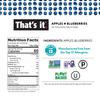 That's it. Mini Fruit Bars (Variety 24 Pack) No Sugar Added, Plant-Based, Vegan & Gluten Free, Breakfast Bar, Paleo, for Children & Adults, Non GMO, Fiber (8 Blueberry, 8 Strawberry, 8 Mango) view 2
