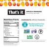 That's it. Mini Fruit Bars (Variety 24 Pack) No Sugar Added, Plant-Based, Vegan & Gluten Free, Breakfast Bar, Paleo, for Children & Adults, Non GMO, Fiber (8 Blueberry, 8 Strawberry, 8 Mango) view 3