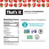 That's it. Mini Fruit Bars (Variety 24 Pack) No Sugar Added, Plant-Based, Vegan & Gluten Free, Breakfast Bar, Paleo, for Children & Adults, Non GMO, Fiber (8 Blueberry, 8 Strawberry, 8 Mango) view 4