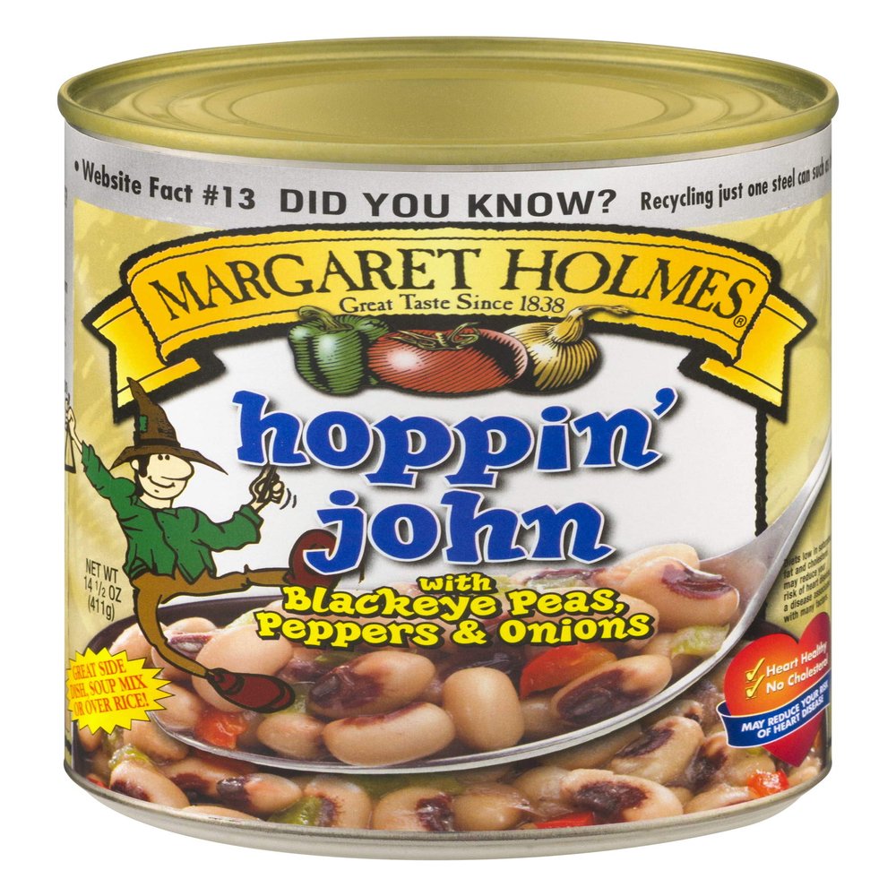 2-Margaret Holmes Hoppin Jon With Black Eyed Peas & Peppers & Onions (2) 14.5 OZ Cans