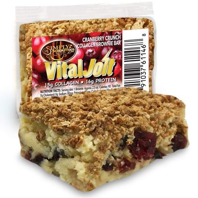 Simply Scrumptous High Protein Brownie Bar - VitalJolt