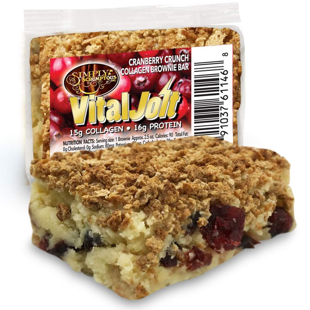 Simply Scrumptous High Protein Brownie Bar - VitalJolt