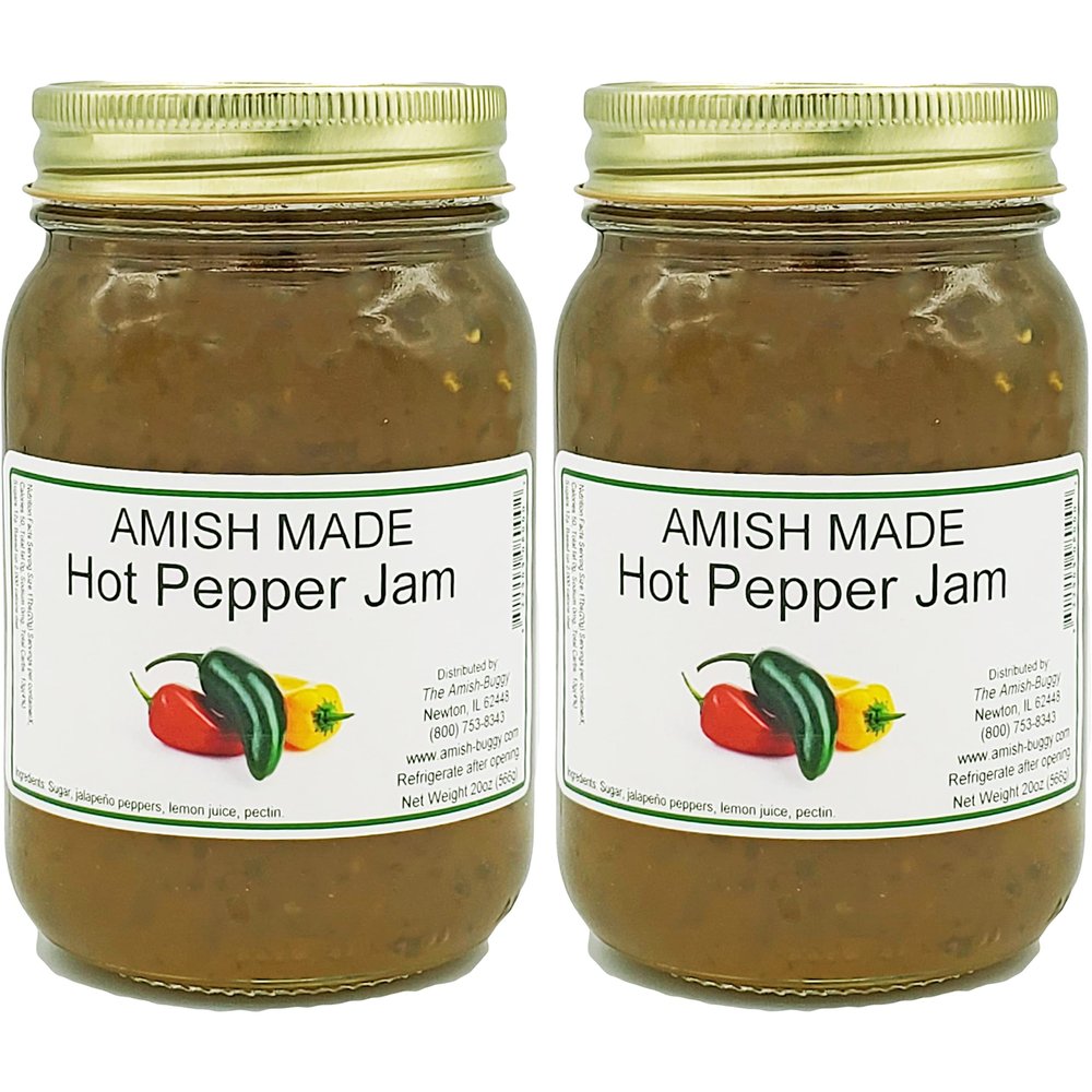 Amish Jam - Two 16 Oz Jars (Hot Pepper Jam)