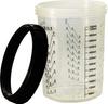 3P Products Full Box Disposable Paint Cups - 50 Lids, 50 Liners, 25 Plugs 1 Hard Cup. (Compare to 3M PPS 16000 & 16300) (20 oz - 190 Micron Filters) view 3