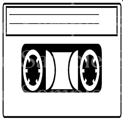 1/4 Sheet - 80s Cassette Tape Birthday - D24493-2D Edible Cake Cupcake Party Topper