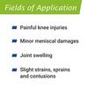 Actimove Sports Edition Knee Support Closed Patella with COOLMAX AIR Technology  Sleeve for Pain Management  For Strains, Sprains & Swelling - Left/Right Wear  Black, 2X-Large view 3