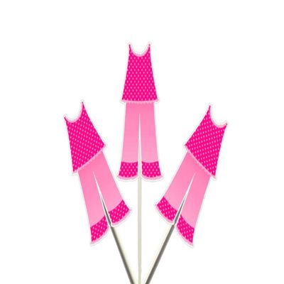 12 Count - Pink Pajama Cupcake Toppers, Pancake Cupcake Toppers, Pancake Birthday, Pancake Decorations, Pancake and Pajamas Party