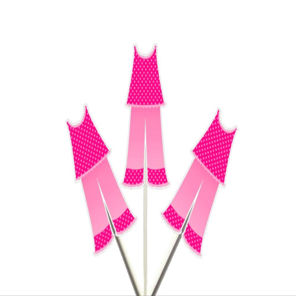 12 Count - Pink Pajama Cupcake Toppers, Pancake Cupcake Toppers, Pancake Birthday, Pancake Decorations, Pancake and Pajamas Party