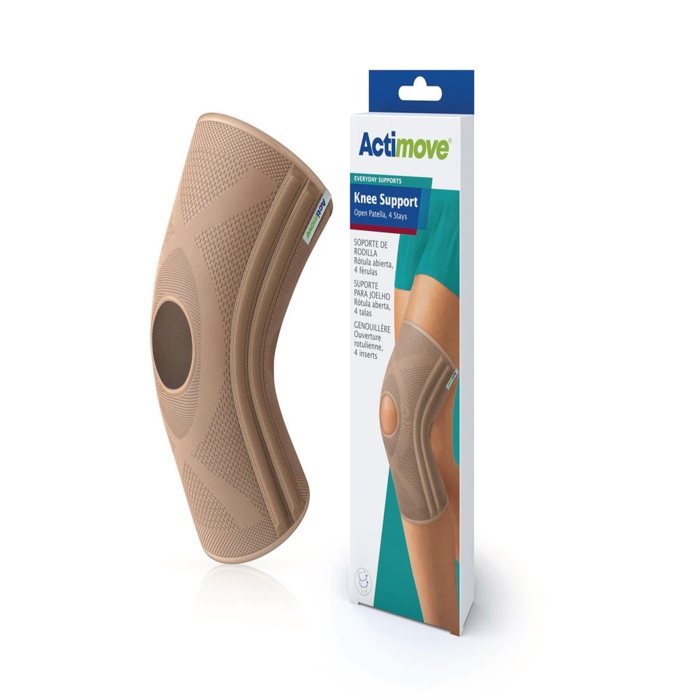 Actimove Knee Support Open Patella & 4 Stays Compression Sleeve