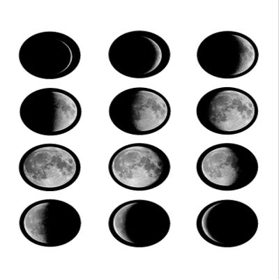1/2 Sheet - Moon Phases Solar System Planets Birthday - D24199-2D Edible Cake Cupcake Party Topper