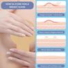 Silicone Scar Sheets for Breast Lift Mastopexy Medical Grade Reusable Breast Surgery Scar Sheets Soft Flexible and Comfortable Under Post-Op Bra view 2