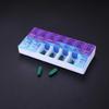 14 Grids 7 Days Weekly Pill Case Medicine Tablet Dispenser Organizer Pill Box Splitters Jewelry Storage Box with Clip Lids view 4