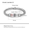 Custom Medical Alert Bracelet for Men Women  Waterproof Titanium Steel Emergency ID Bracelet with Free Engraving  Medical Wristband Bracelet for Him and Her (Silver, 7.2 inches) view 2