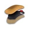 3/4 Light Orthotic Shoe Insoles Inserts Tacco Elastic  Light Arch Support and Shock Absorbing Pads  Vegetable Tanned Leather  Made in Germany (41 EUR/US L10-M8) view 3