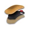 3/4 Light Orthotic Shoe Insoles Inserts Tacco Elastic  Light Arch Support and Shock Absorbing Pads  Vegetable Tanned Leather  Made in Germany (39 EUR/US L8) view 3