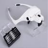 1.0X 1.5X 2.0X 2.5X 3.5X Adjustable 5 Lens Loupe LED Light Headband Magnifier Glass LED Magnifying Glasses with Lamp view 1