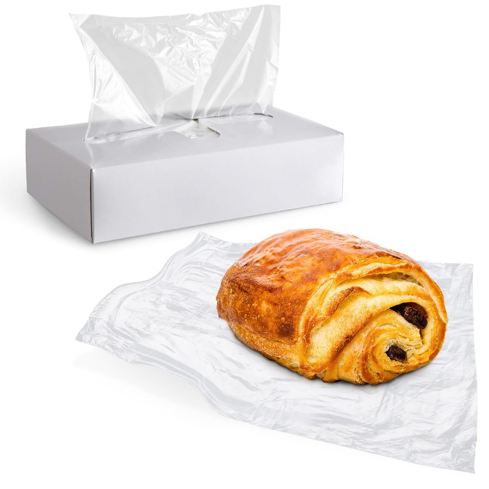APQ Supply Clear Deli Plastic Sheets, 10 x 10.75 Inch. Pack of 1000 Deli and Bakery Wrap Plastic Sheets. Precut Sandwich Wrapper. Liquid-Proof Polypropylene Food Basket Liners. Sandwich Wrap Sheet