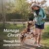 Actimove Everyday Supports Knee Support Closed Patella 2 Stays  Helps with Pain Relief and Swelling  For Chronic Knee Pain and Overuse Knee Injuries  Left/Right Wear  Beige, Medium view 2