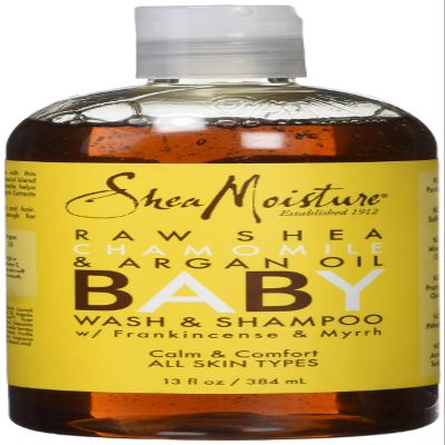 Shea Moisture Raw Shea Chamomile & Argan Oil Baby Body Wash, 13 Ounce