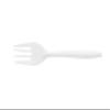 [2000 Count] Disposable Heavy Weight Individually Poly Wrapped White Fork - Disposable Cutlery Kit, Perfect for Lunch, Meal Prep, On the Go, To go, Catering, Restaurants, BBQ and Parties by EcoQuality view 3