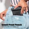 FIREDOG Smell Proof Bags, Carbon Lined Odor Proof Bag for Dog Tested 3"x6" Stash Travel Storage Pouch Pocket (Black) view 3