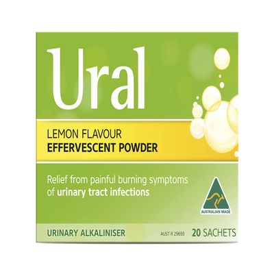Ural Urinary Alkaliniser Effervescent Powder 28 Sachets